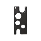 Adhesive nozzle opener with spare nozzles