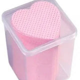 Adhesive nozzle wipes